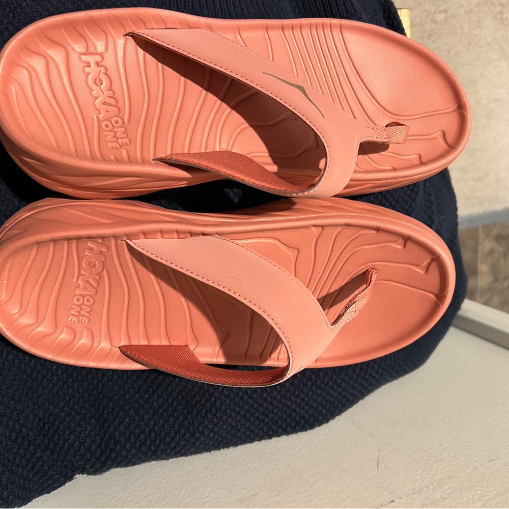 Hoka One One Peach Sandals